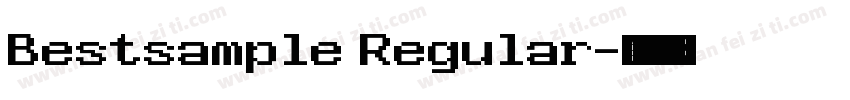 Bestsample Regular字体转换